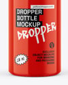 Glossy Dropper Bottle Mockup