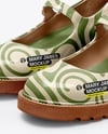 Pair of Patent Leather Mary Janes Mockup