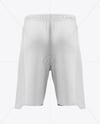 Basketball Shorts Mockup - Back View