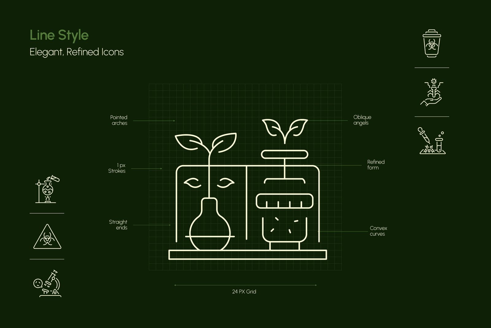 Bio Icons Art Set