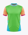 Round Collar Soccer Jersey Mockup