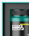 Pills Bottle in a Box Mockup