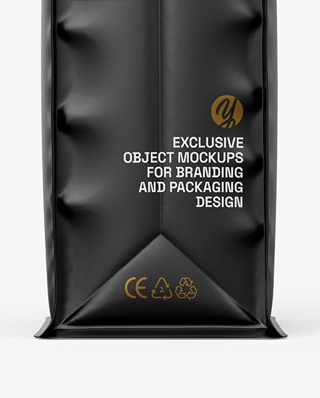 Matte Coffee Bag Mockup