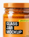 Glass Jar with Meat Ragu Mockup