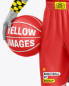 Full Basketball Kit Mockup - Half Side View