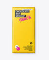 Matte Chocolate Bar Pack Mockup