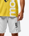 A Man Wearing a Full Soccer Kit Mockup