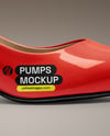 Kitten Heel Pump Mockup