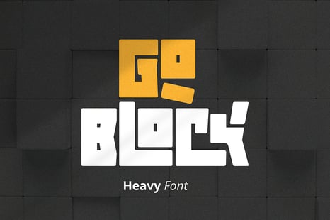 GoBlock - Heavy Font
