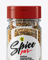 Glass Jar with Herbes de Provence Mockup