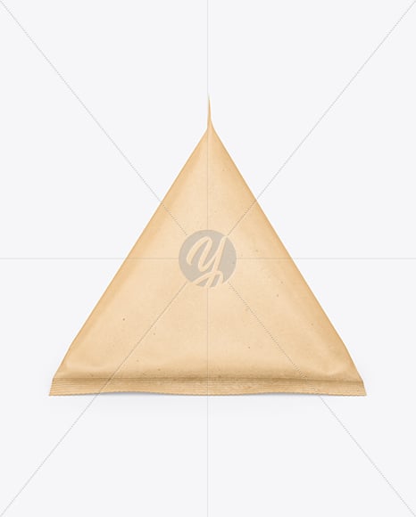 Kraft Triangular Package Mockup