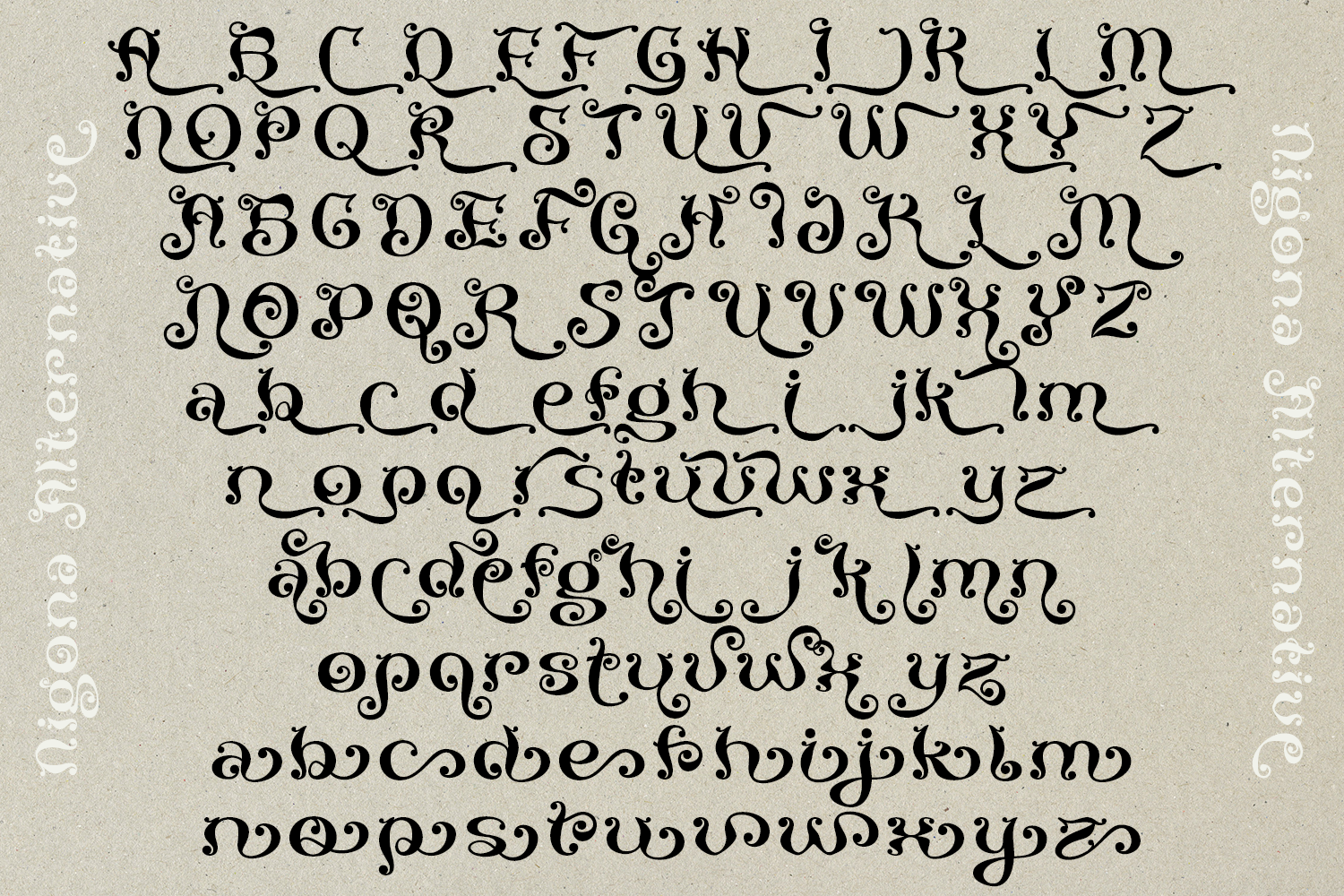 Nigona Display Font
