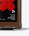 Square Glass Jar with Ground Cloves Mockup