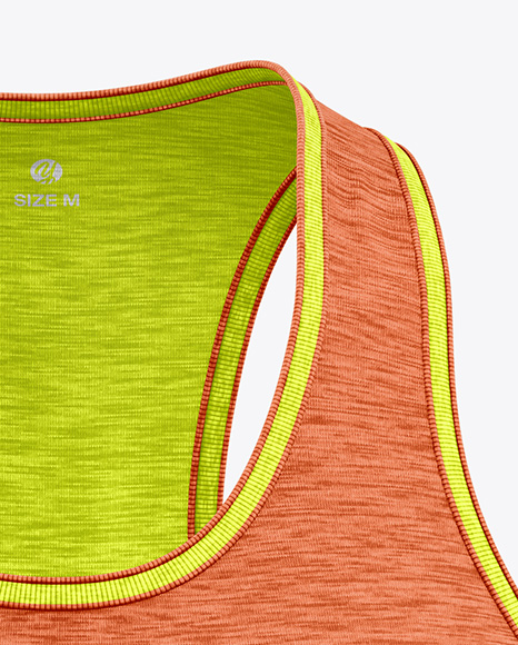 Women's Melange Tank Top Mockup