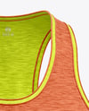 Women's Melange Tank Top Mockup