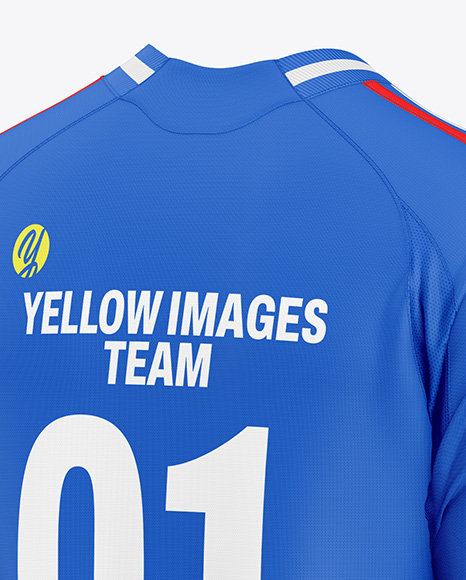 Soccer Kit Mockup - Half Side View
