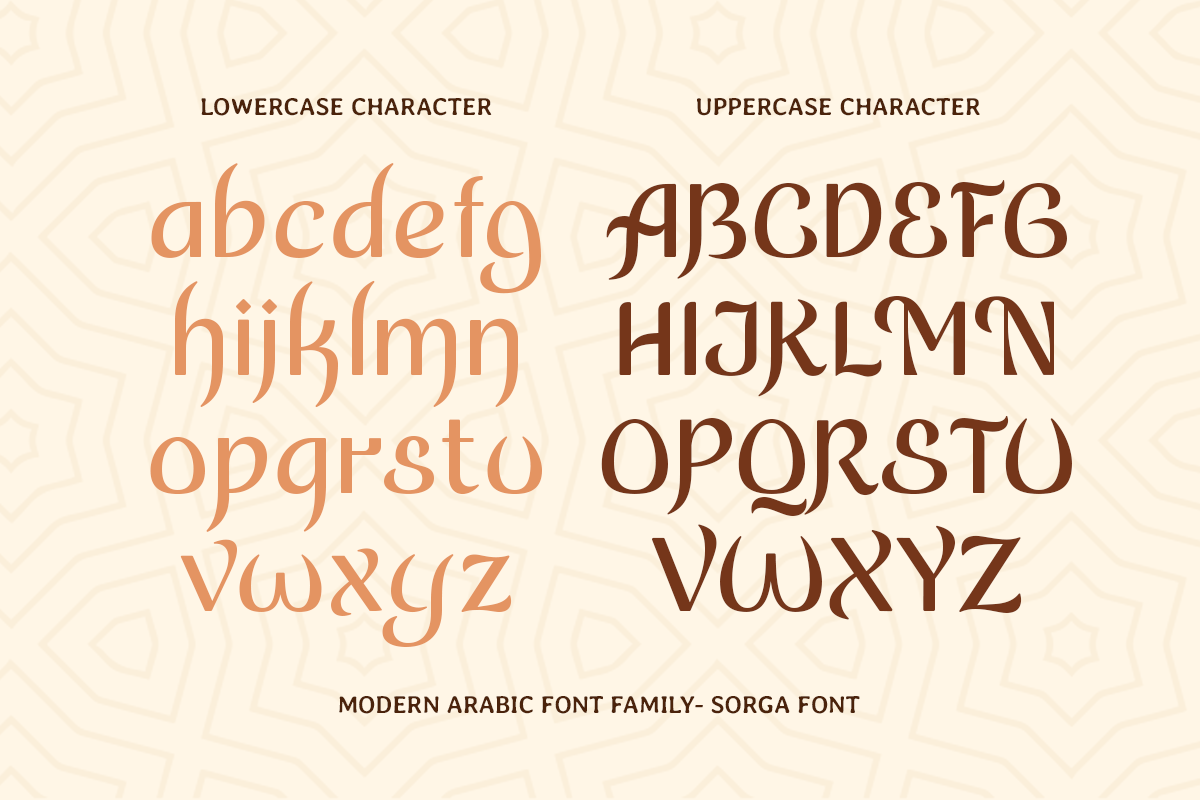 Sorga - Modern Arabic Font Family