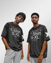 Two Afro-American Men Wearing T-shirts and Jeans Mockup
