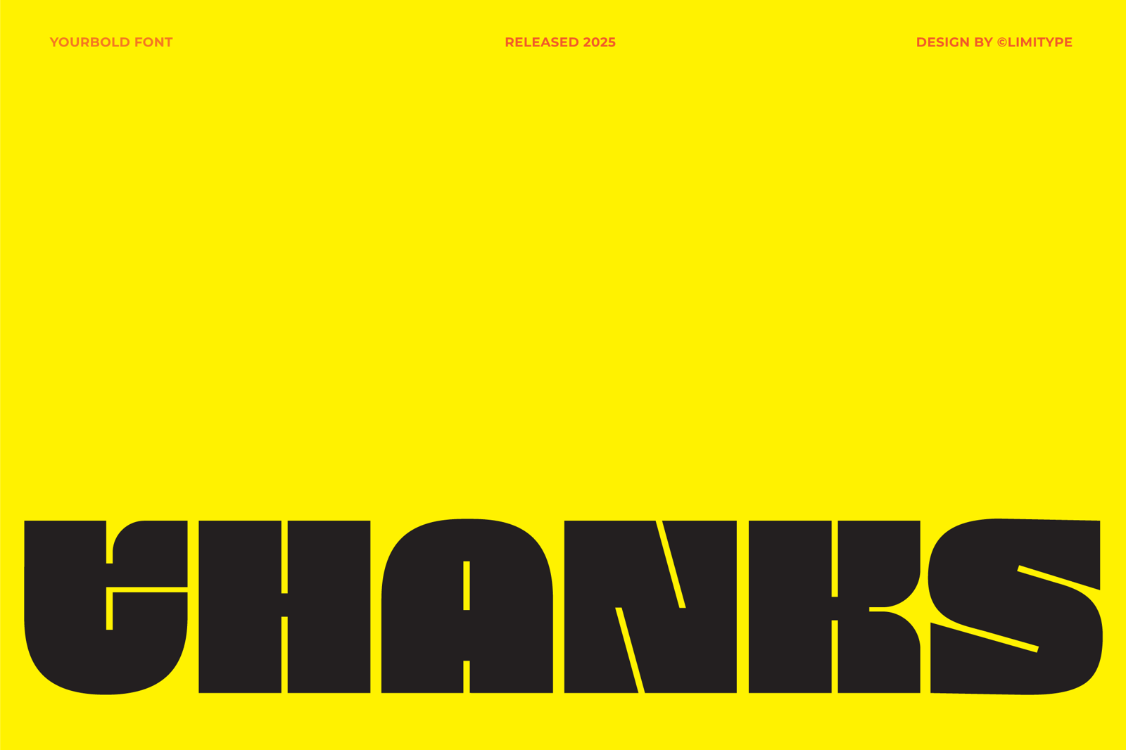 Yourbold - Bold Font