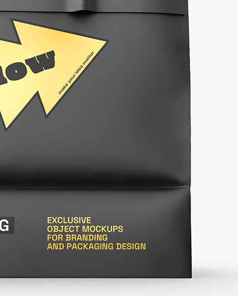 Matte Paper Bag Mockup