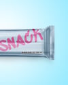 Matte Metallic Snack Package Mockup