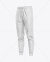 Heather Men’s Pants Mockup - Half Side View