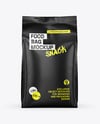 Matte Food Bag Mockup