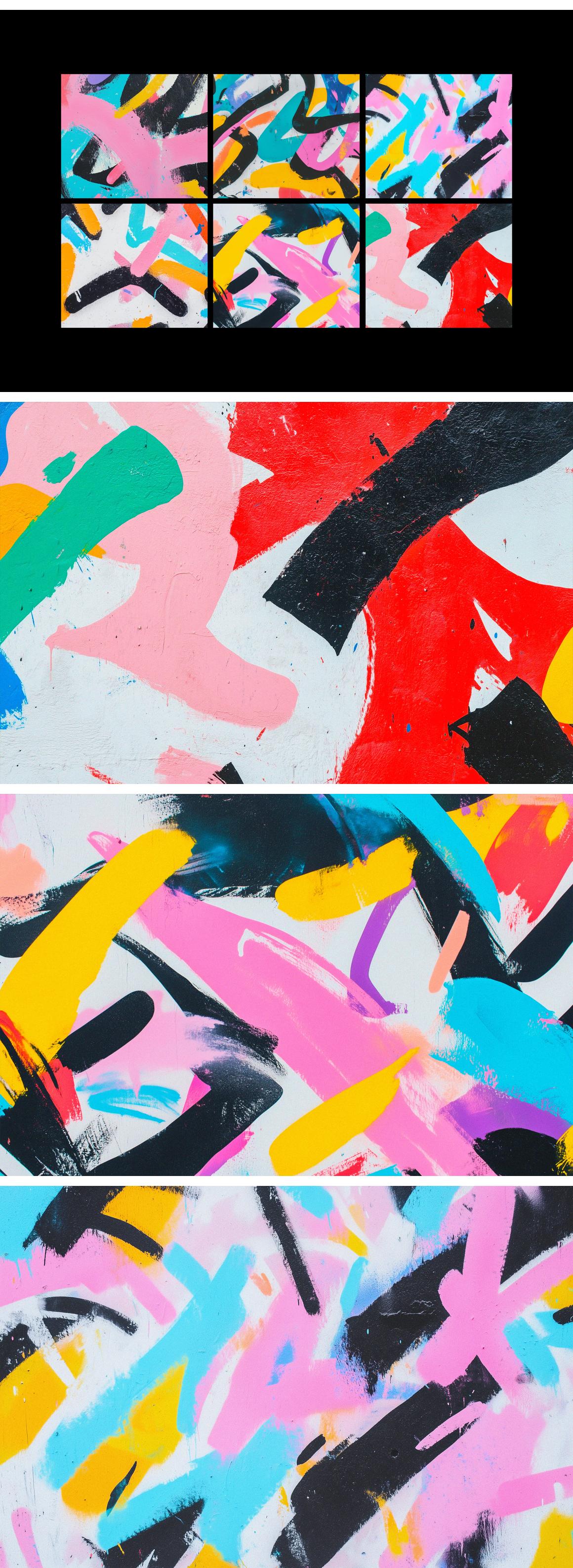 Abstract Graffiti Textures