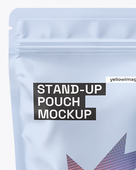 Paper Stand-up Pouch Mockup