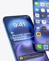 Apple Iphone with Screens Mockup