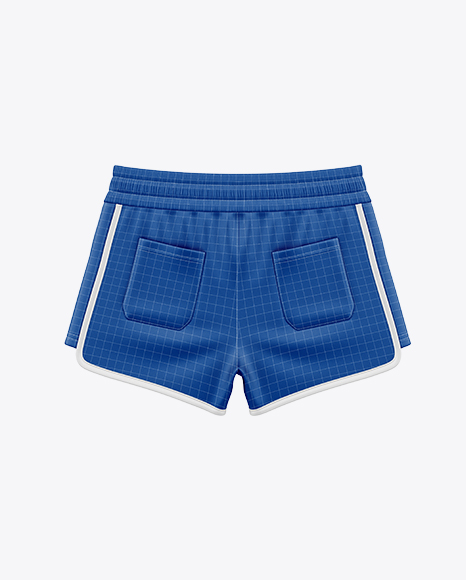 Running Shorts Mockup - Back View