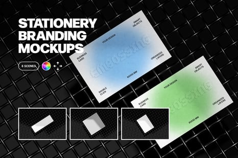 Stationery Branding Mockups - Stationery Mockups