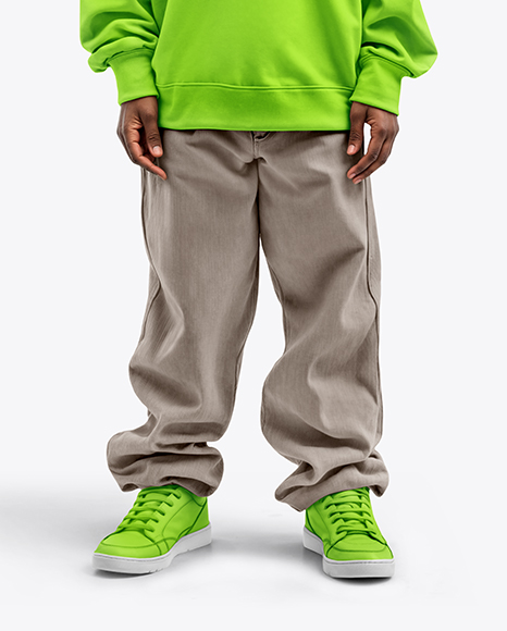 Black Boy with Dreadlocks Wearing Sweatshirt and Baseball Cap Mockup