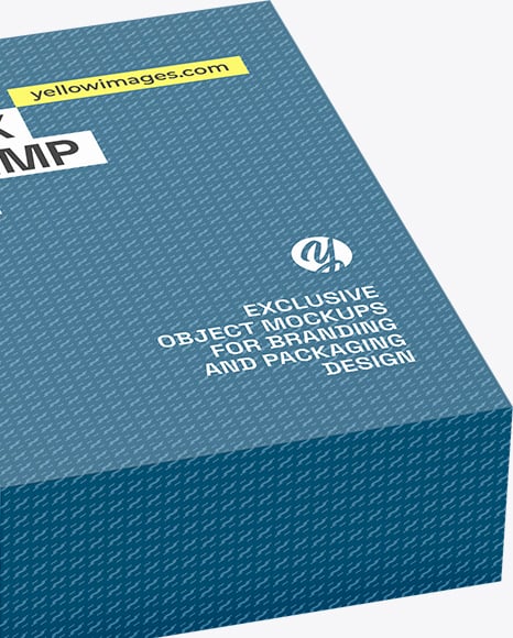 Paper Box with Shrimps Mockup
