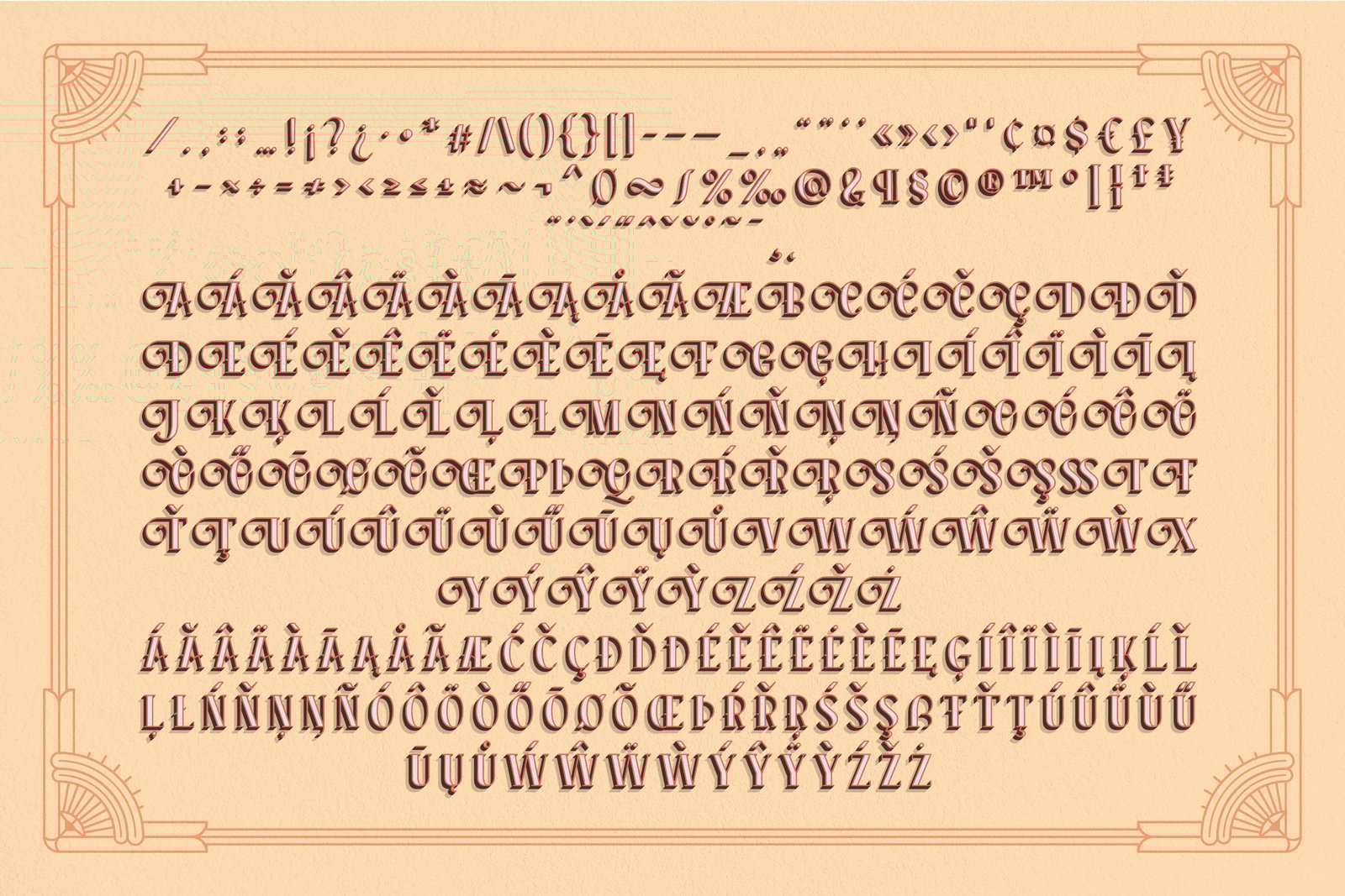 Beijin Layered Font