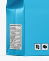 Paper Bag with Label Mockup – Half Side View