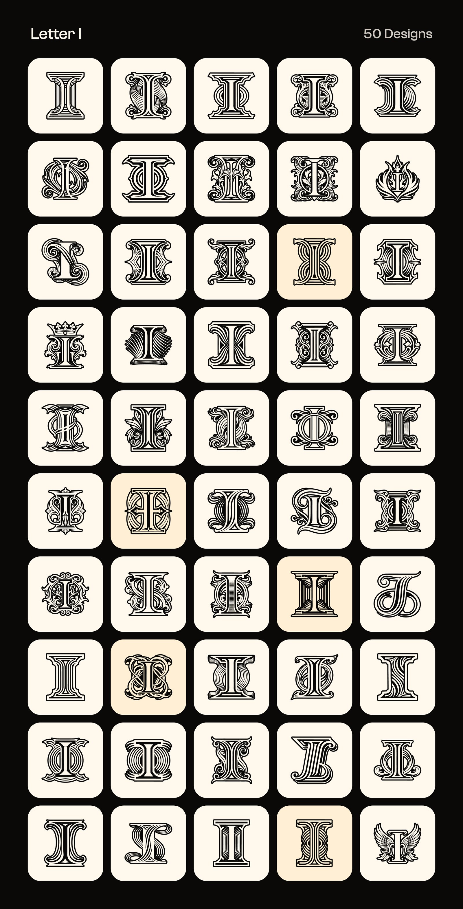 Alphabet Letters Logo Bundle