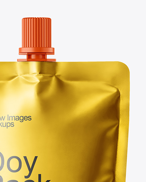 Metallic Doy Pack Mockup
