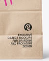 Kraft Paper Bag with Handles Mockup
