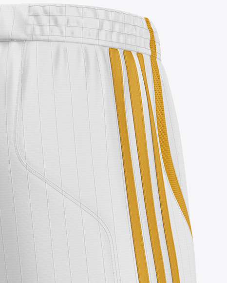 Shorts Mockup – Back Half Side View