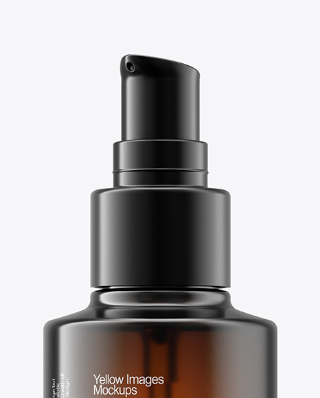 100ml Cosmetic Pump Bottle Mockup