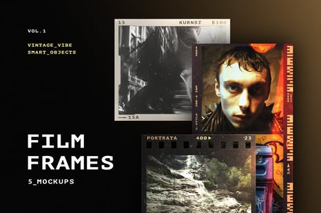 Film Frames Mockups - Frame mockup