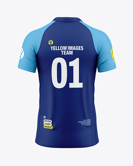 Soccer Jersey Mockup - Back View