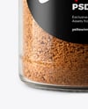 Plastic Jar with Ground Allspice Mockup