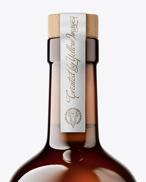 Amber Bottle Mockup