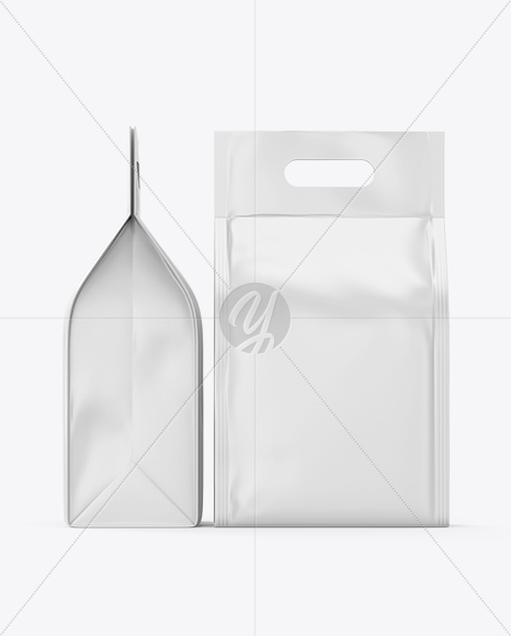 Coffee Bag Mockup – Front and Side View