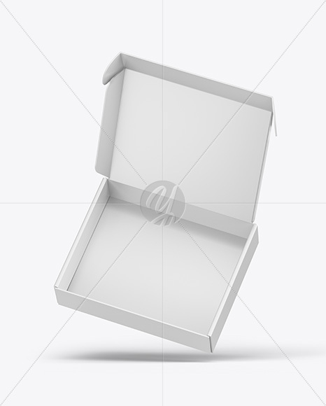 Opened Paper Mailing Box Mockup