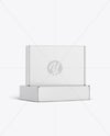 Two Kraft Paper Boxes Mockup