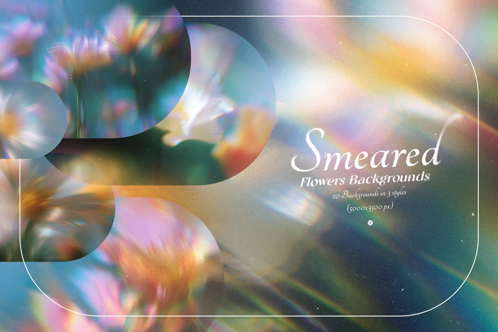 Smeared Flowers Backgrounds
