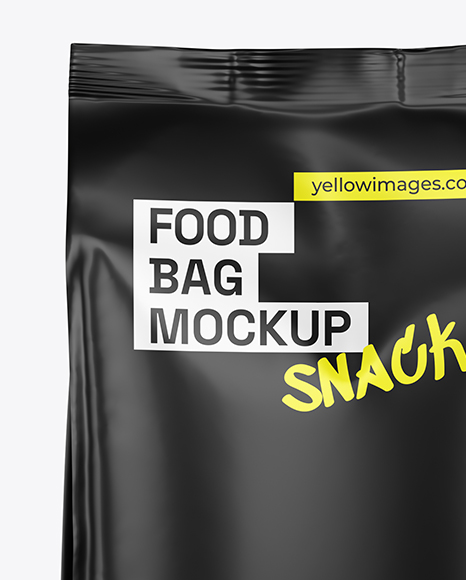 Matte Food Bag Mockup